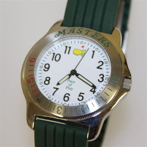 masters pace of play watch for sale|Masters Tournament Undated Dk Green/Lt Green Pace of Play Watch .